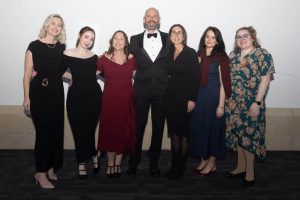 team photo eyes open